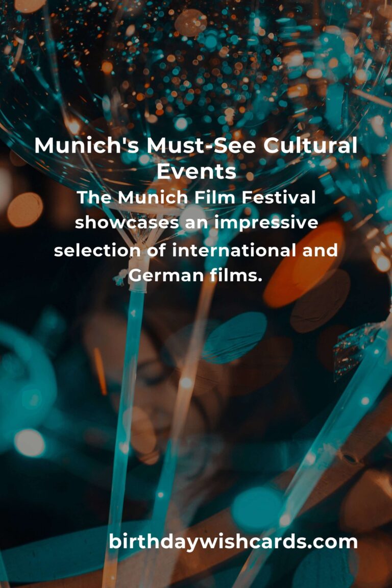 Munich Cultural Events You Can’t Miss in 2025