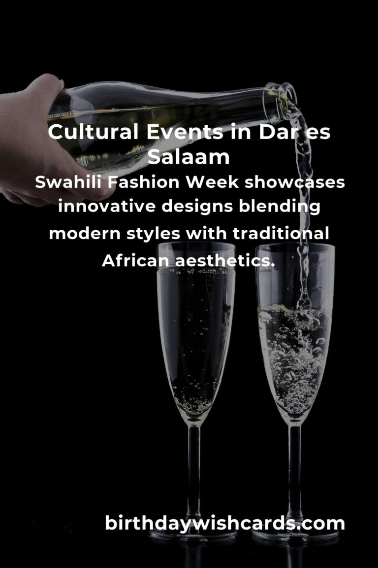 Must-Attend Cultural Events in Dar es Salaam in 2025