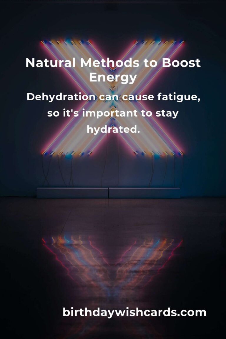 Natural Ways to Boost Energy Levels at Home: Embrace Vitality Every Day