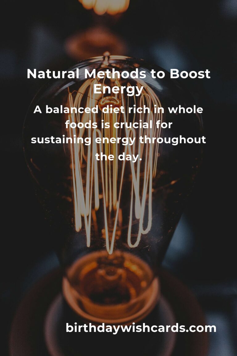 Natural Ways to Boost Energy Levels at Home: Embrace Vitality Every Day