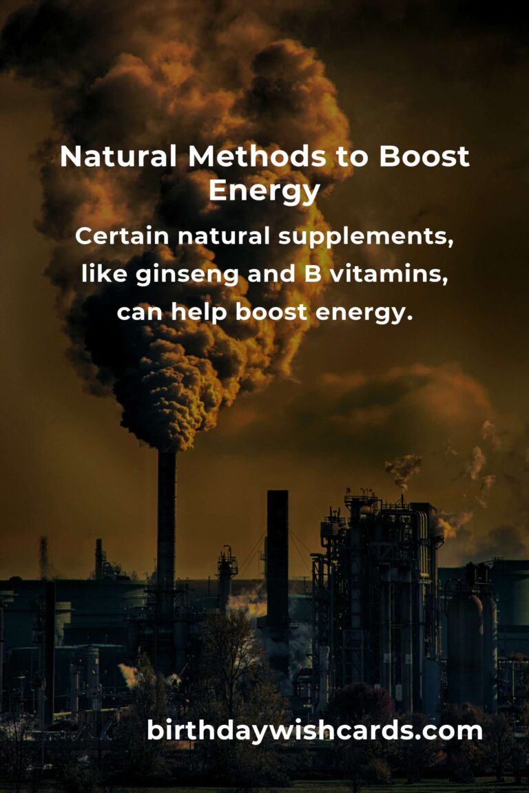 Natural Ways to Boost Energy Levels at Home: Embrace Vitality Every Day