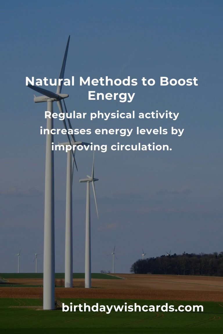 Natural Ways to Boost Energy Levels at Home: Embrace Vitality Every Day