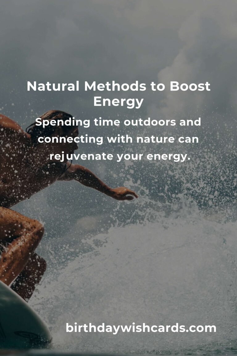 Natural Ways to Boost Energy Levels at Home: Embrace Vitality Every Day
