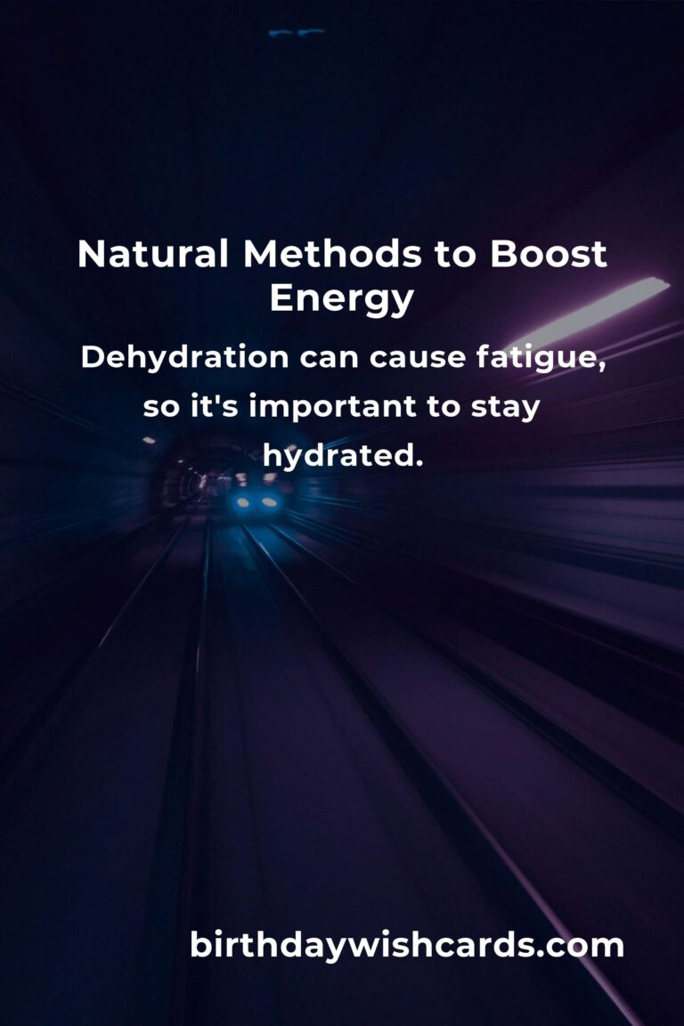 Natural Ways to Boost Energy Levels at Home: Embrace Vitality Every Day