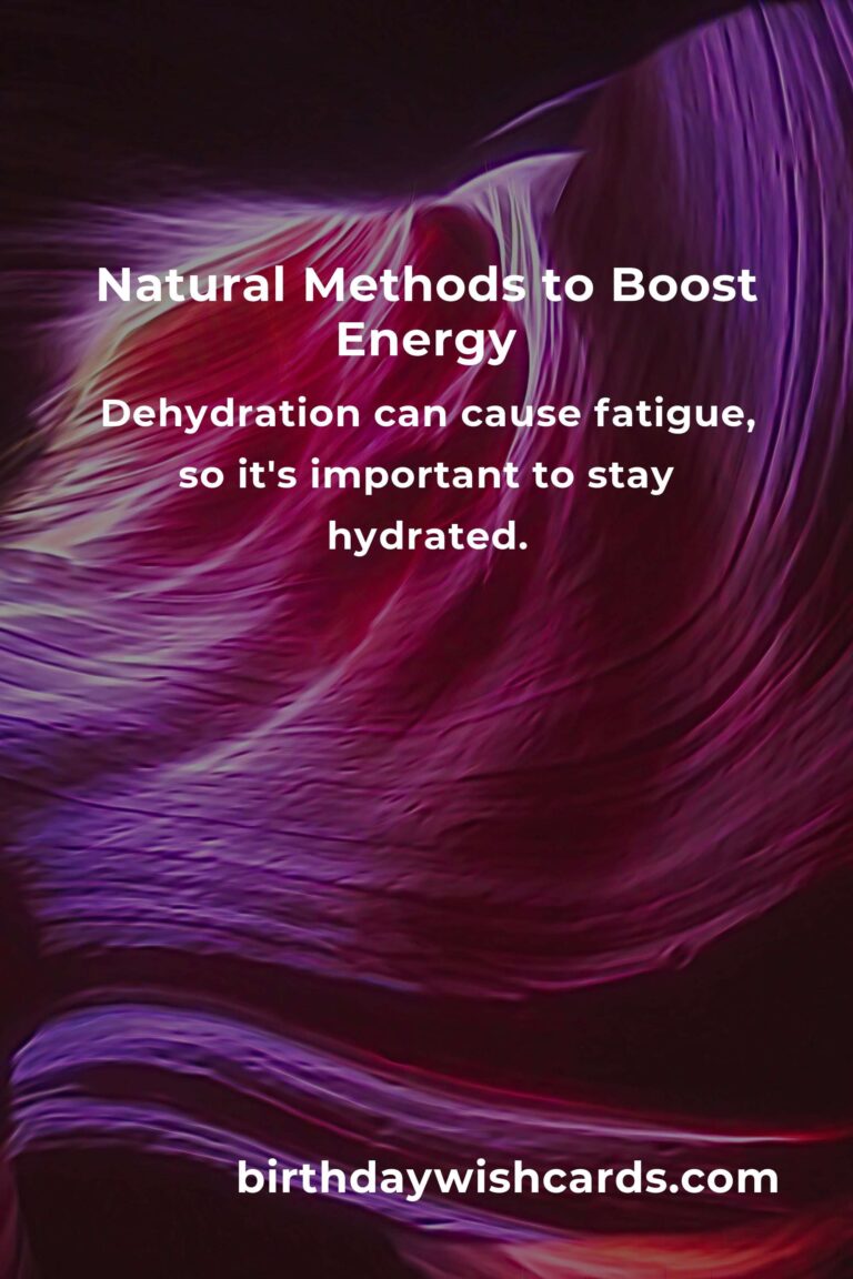 Natural Ways to Boost Energy Levels at Home: Embrace Vitality Every Day