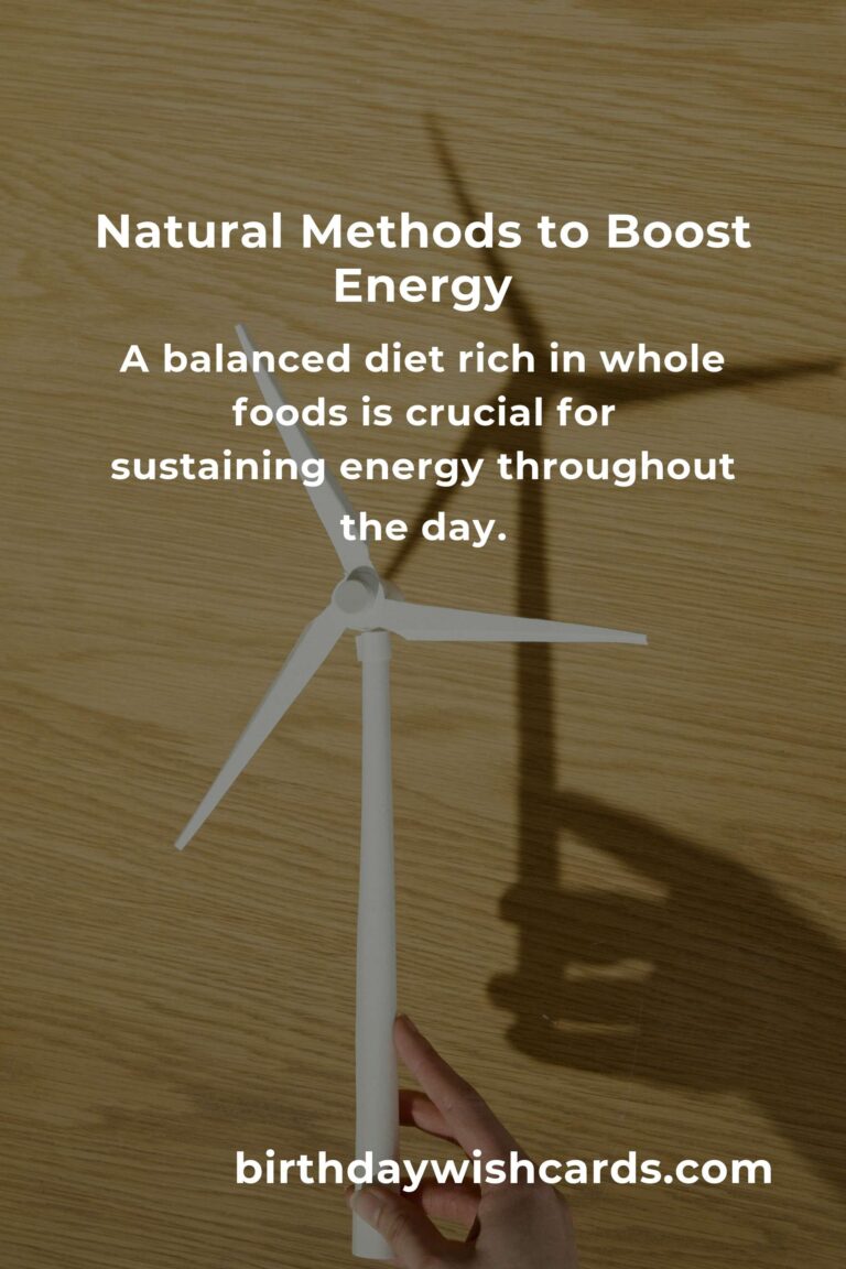 Natural Ways to Boost Energy Levels at Home: Embrace Vitality Every Day