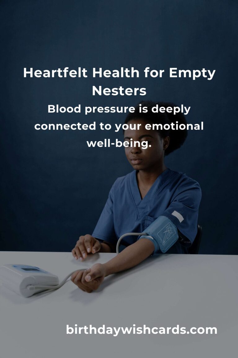 Navigating Blood Pressure: A Heartfelt Guide for Empty Nesters in 2025