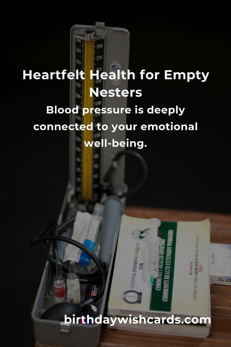 Navigating Blood Pressure: A Heartfelt Guide for Empty Nesters in 2025