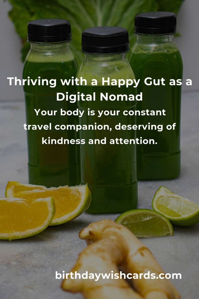 Navigating Digestive Health: A Heartfelt Guide for Digital Nomads in 2025