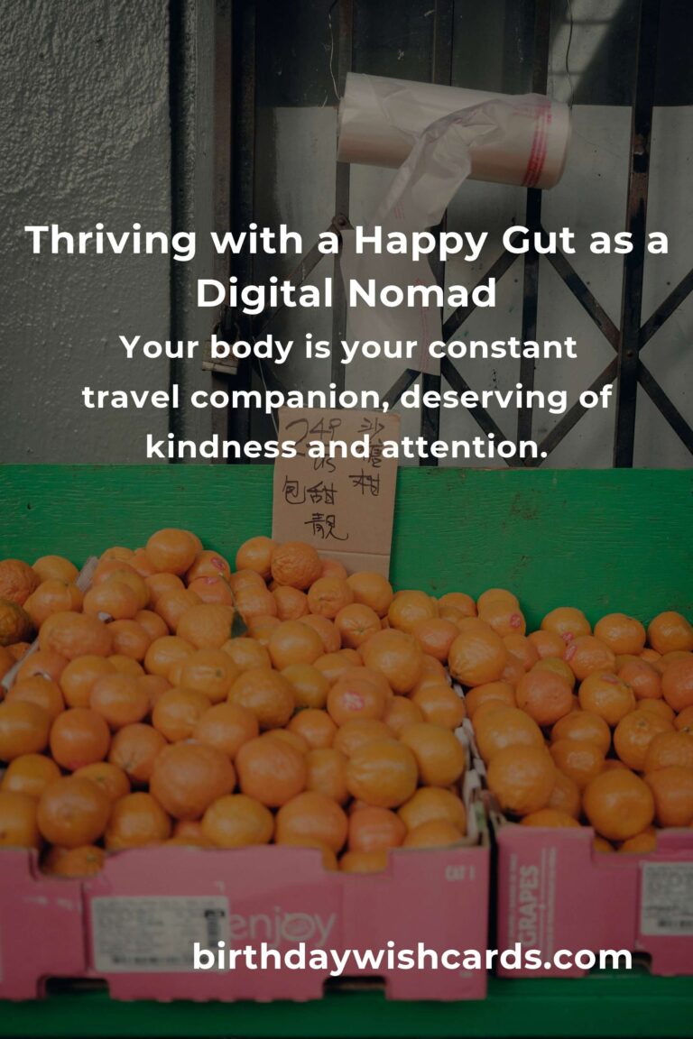 Navigating Digestive Health: A Heartfelt Guide for Digital Nomads in 2025