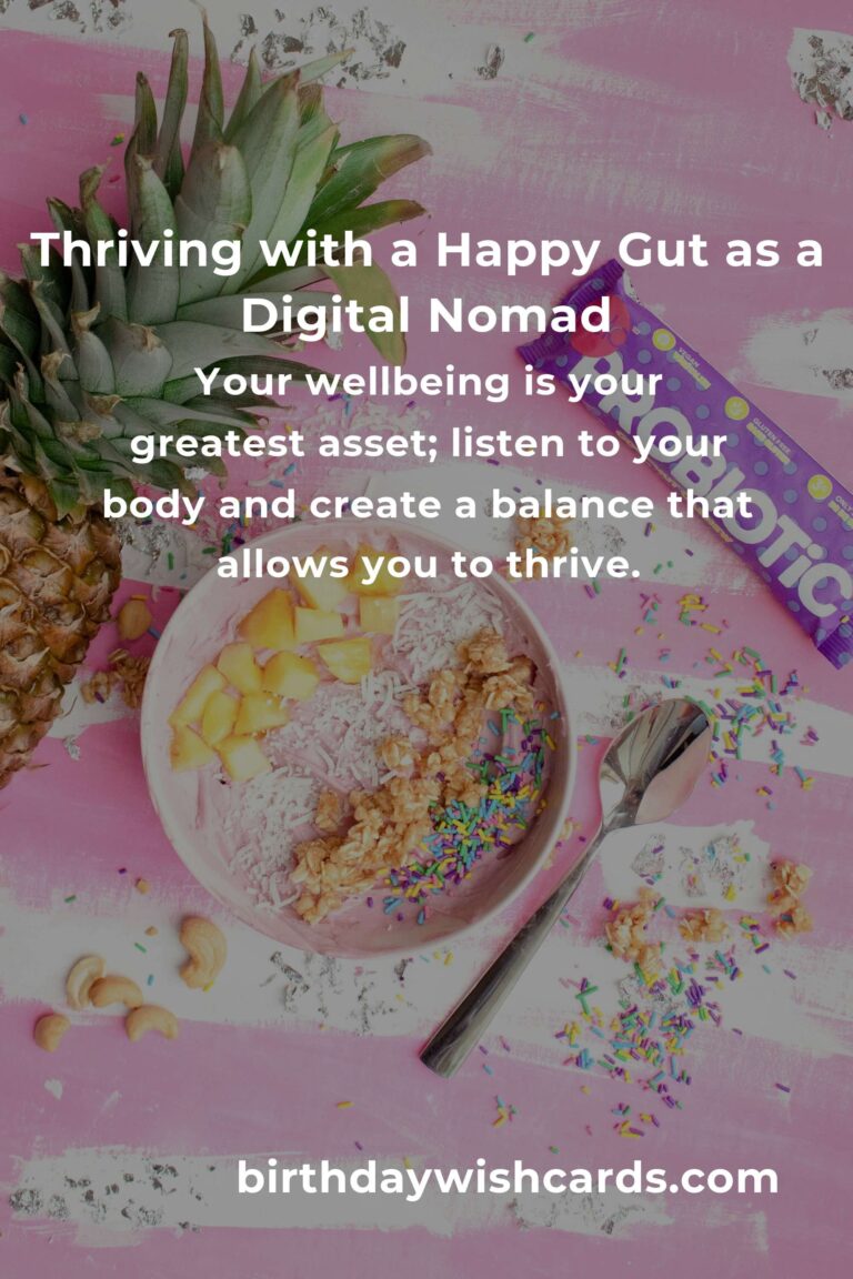 Navigating Digestive Health: A Heartfelt Guide for Digital Nomads in 2025