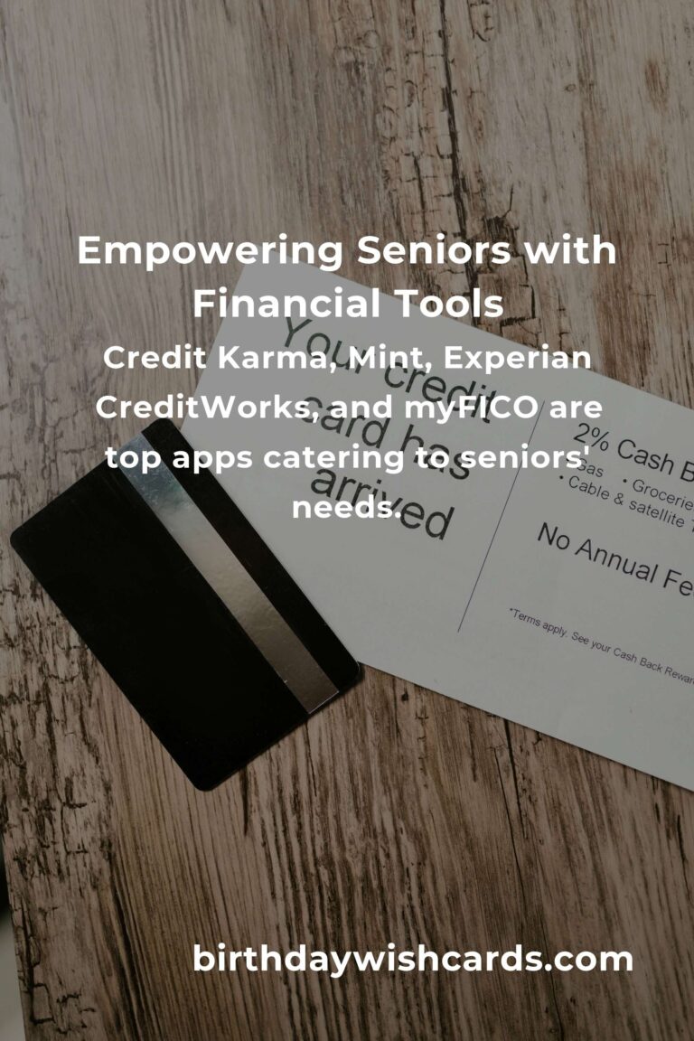Navigating Financial Peace: The Best Credit Score Apps for Seniors