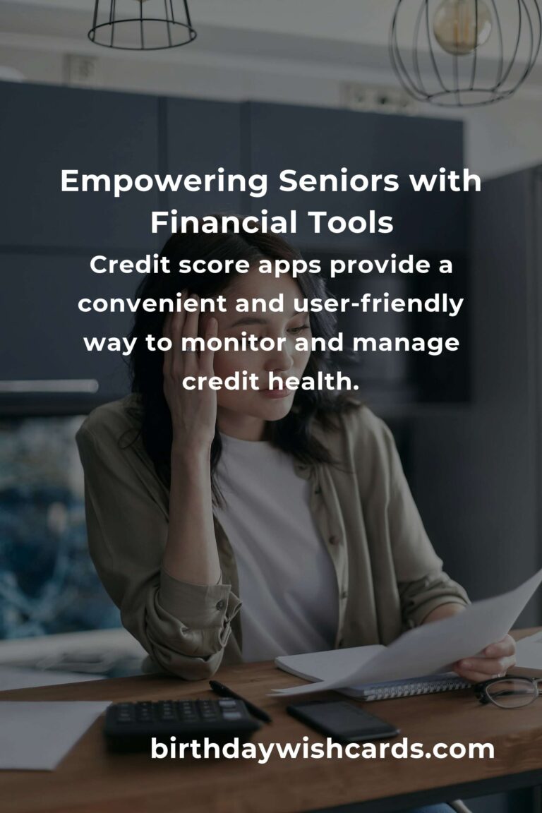 Navigating Financial Peace: The Best Credit Score Apps for Seniors