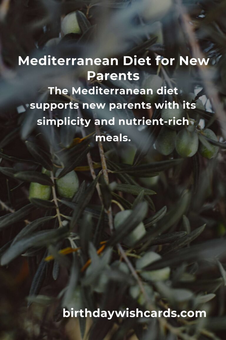Navigating Parenthood with the Mediterranean Diet: A Complete Guide for New Parents