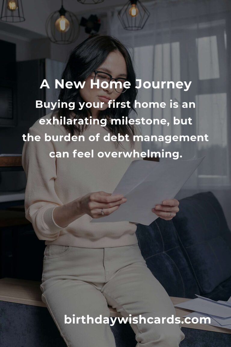 Navigating Your First Home: A Heartfelt Guide to Debt Management for New Buyers