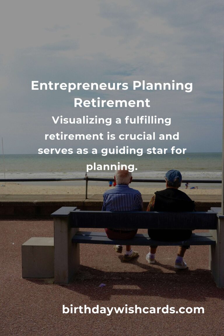 Navigating the Uncharted Waters: A Heartfelt Guide to Retirement Planning for Entrepreneurs