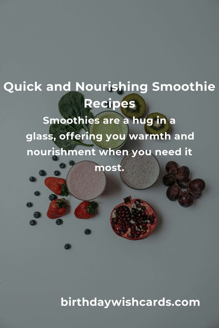 Nourishing Smoothie Recipes: A Working Mom’s Lifeline
