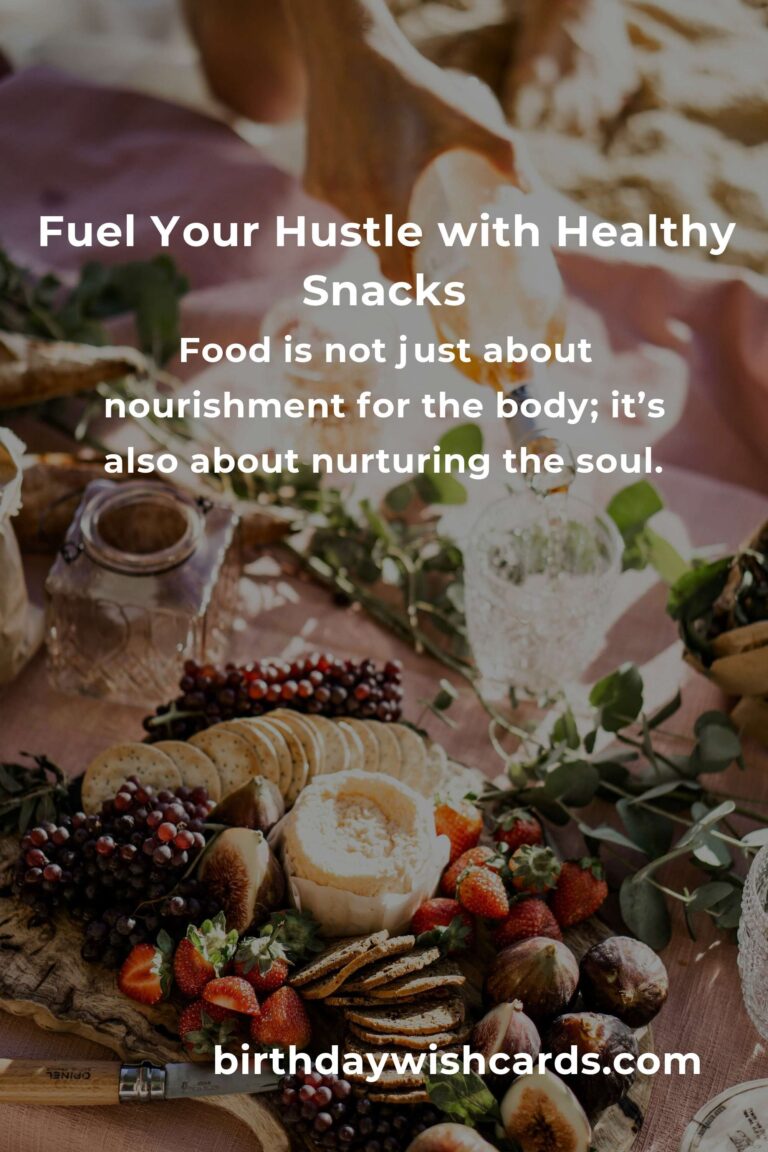 Nourishing Your Hustle: Healthy Snacks for Entrepreneurs on the Go