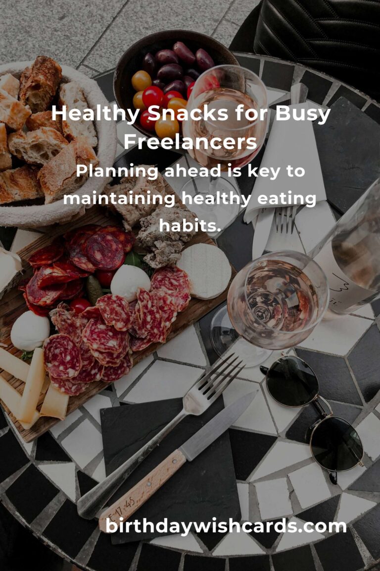 Nourishing Your Hustle: Healthy Snacks for Freelancers on the Go