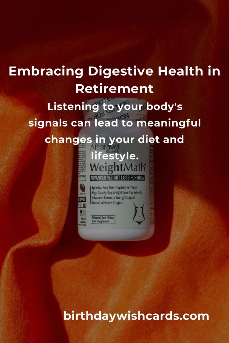 Nurturing Your Golden Years: A Digestive Health Guide for Retirees in 2025