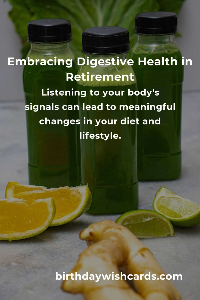 Nurturing Your Golden Years: A Digestive Health Guide for Retirees in 2025