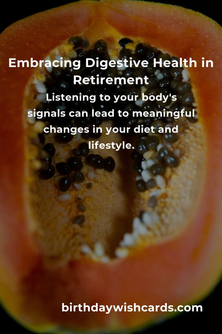 Nurturing Your Golden Years: A Digestive Health Guide for Retirees in 2025