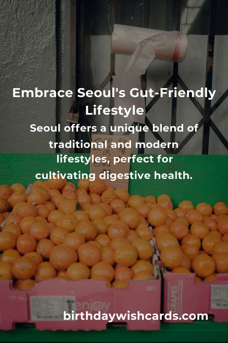 Nurturing Your Gut: Daily Habits for Digestive Health in Seoul