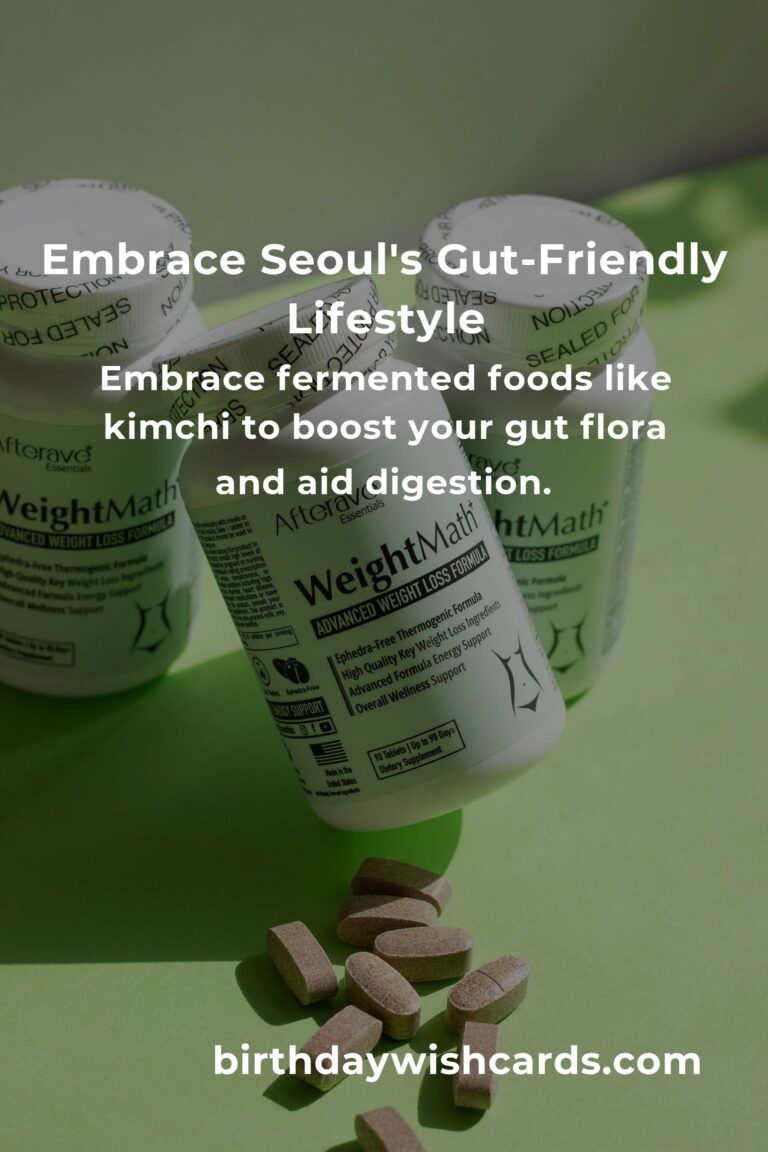 Nurturing Your Gut: Daily Habits for Digestive Health in Seoul
