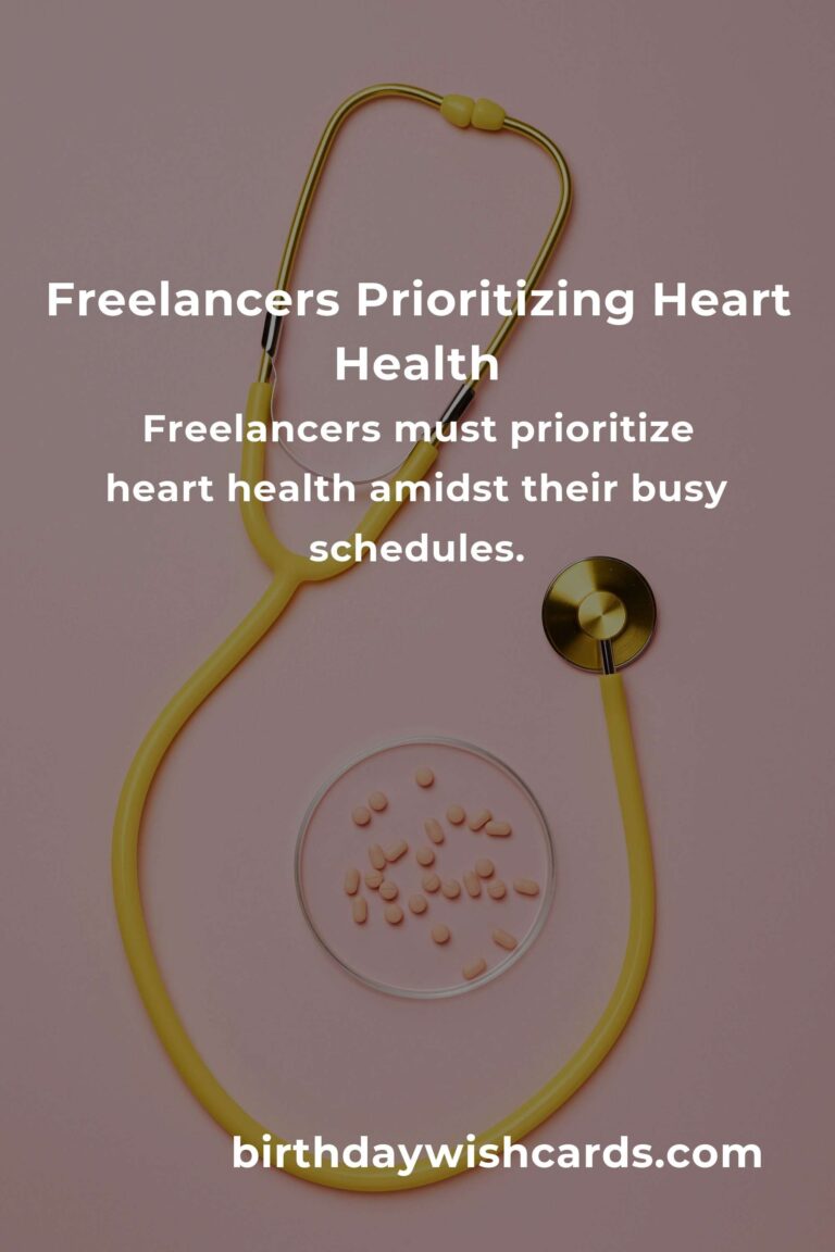 Nurturing Your Heart: A Freelancer’s Guide to Heart Health in 2025