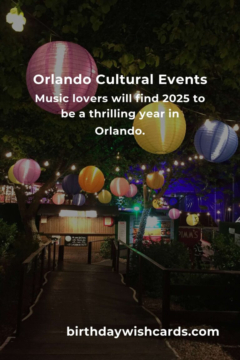 Orlando Cultural Events You Can't Miss in 2025: A Guide to the Best Experiences