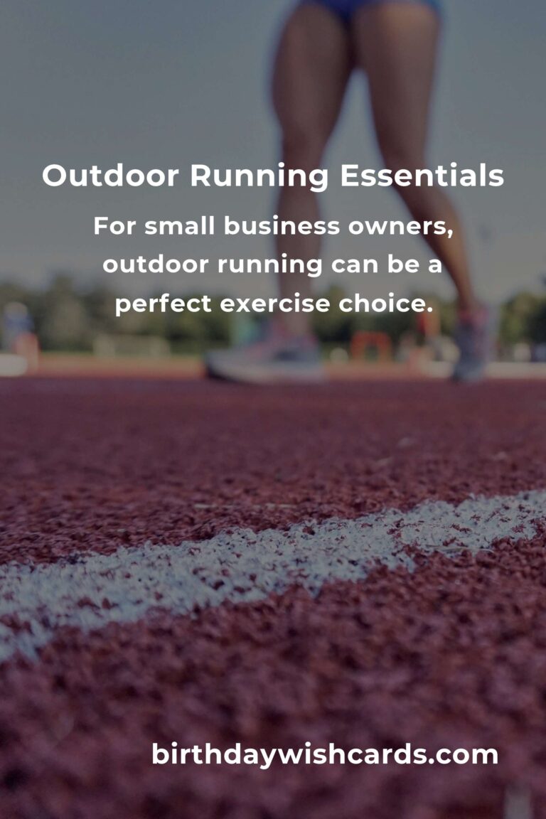Outdoor Running Guide for Small Business Owners: A Comprehensive Starter Kit