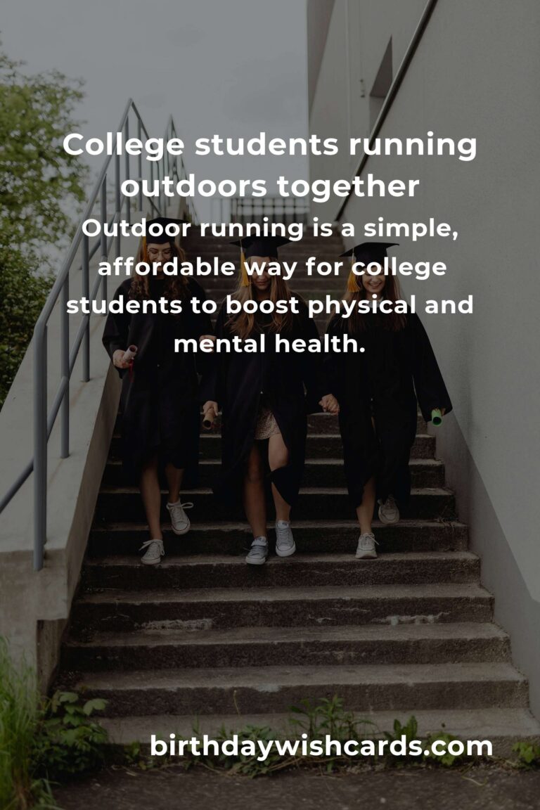 Outdoor Running for College Students: Finding Your Stride, Boosting Your Life