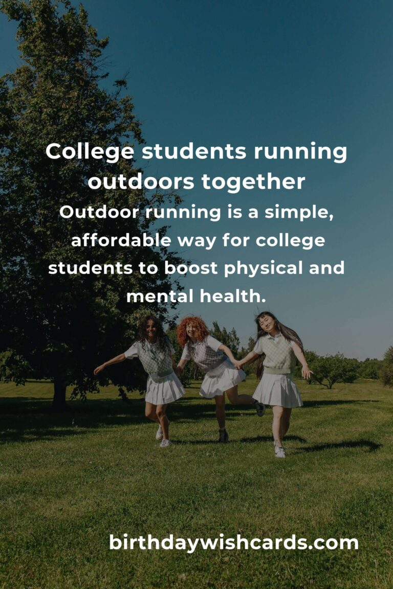 Outdoor Running for College Students: Finding Your Stride, Boosting Your Life