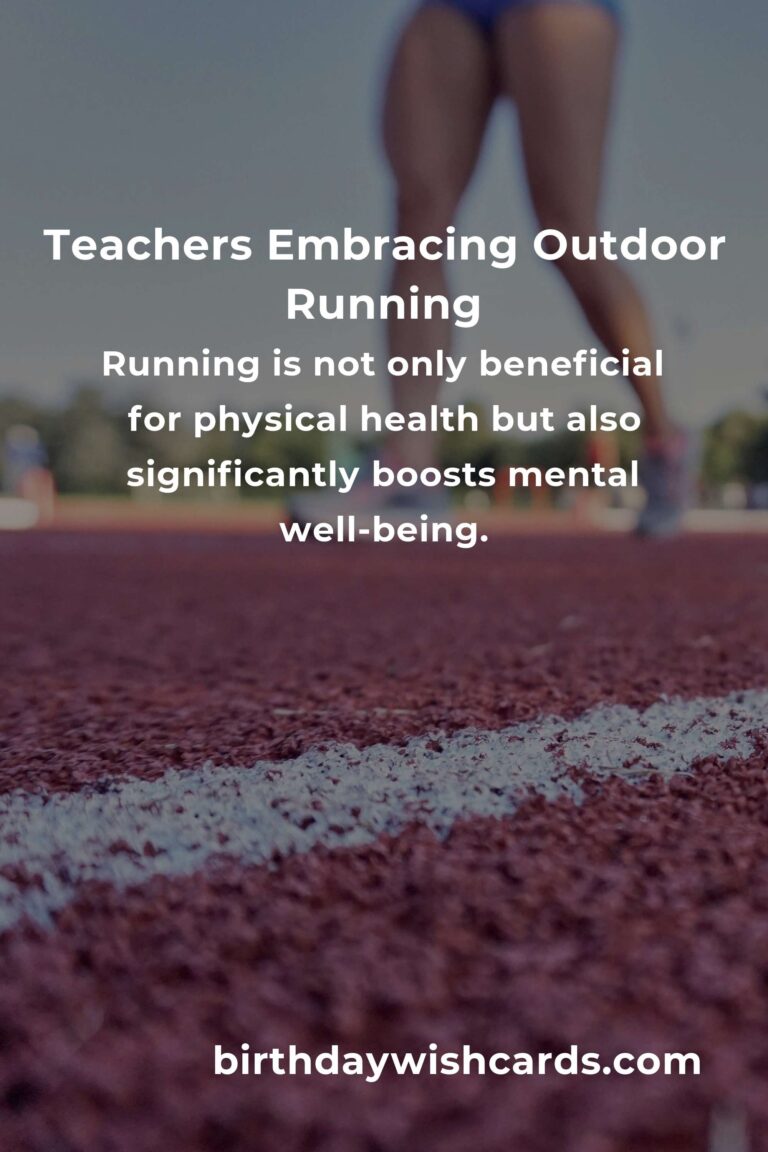 Outdoor Running for Teachers: Getting Started with Fitness and Well-being