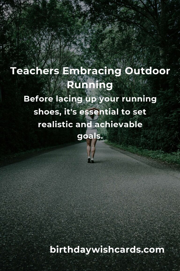 Outdoor Running for Teachers: Getting Started with Fitness and Well-being