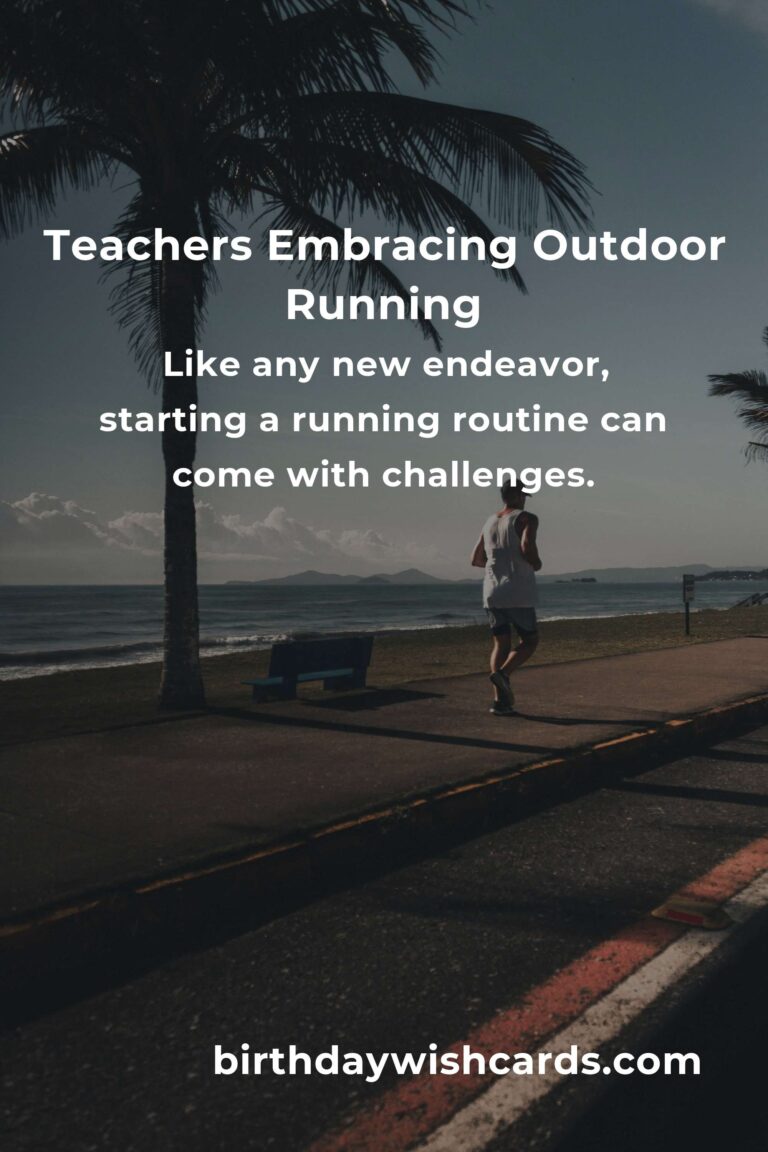 Outdoor Running for Teachers: Getting Started with Fitness and Well-being