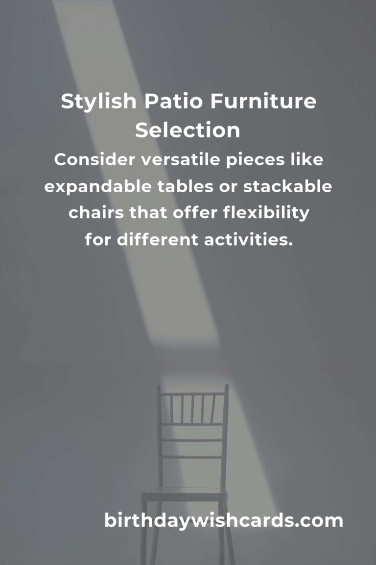 Patio Furniture Ideas for First-Time Buyers: Enhance Your Outdoor Space