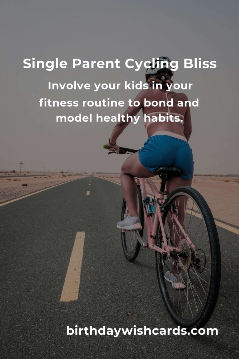 Pedaling Through Parenthood: A Heartfelt Guide to Home Cycling for Single Parents