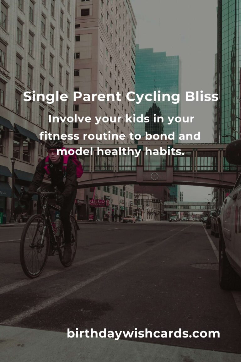 Pedaling Through Parenthood: A Heartfelt Guide to Home Cycling for Single Parents