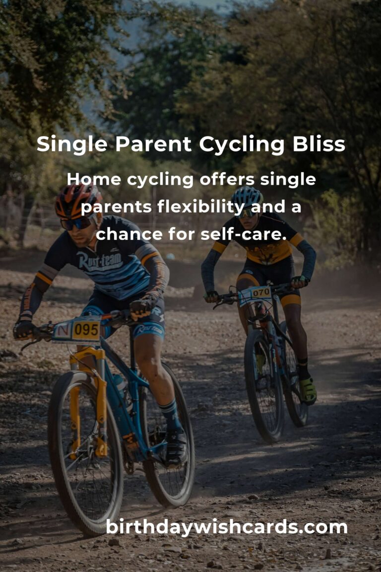 Pedaling Through Parenthood: A Heartfelt Guide to Home Cycling for Single Parents