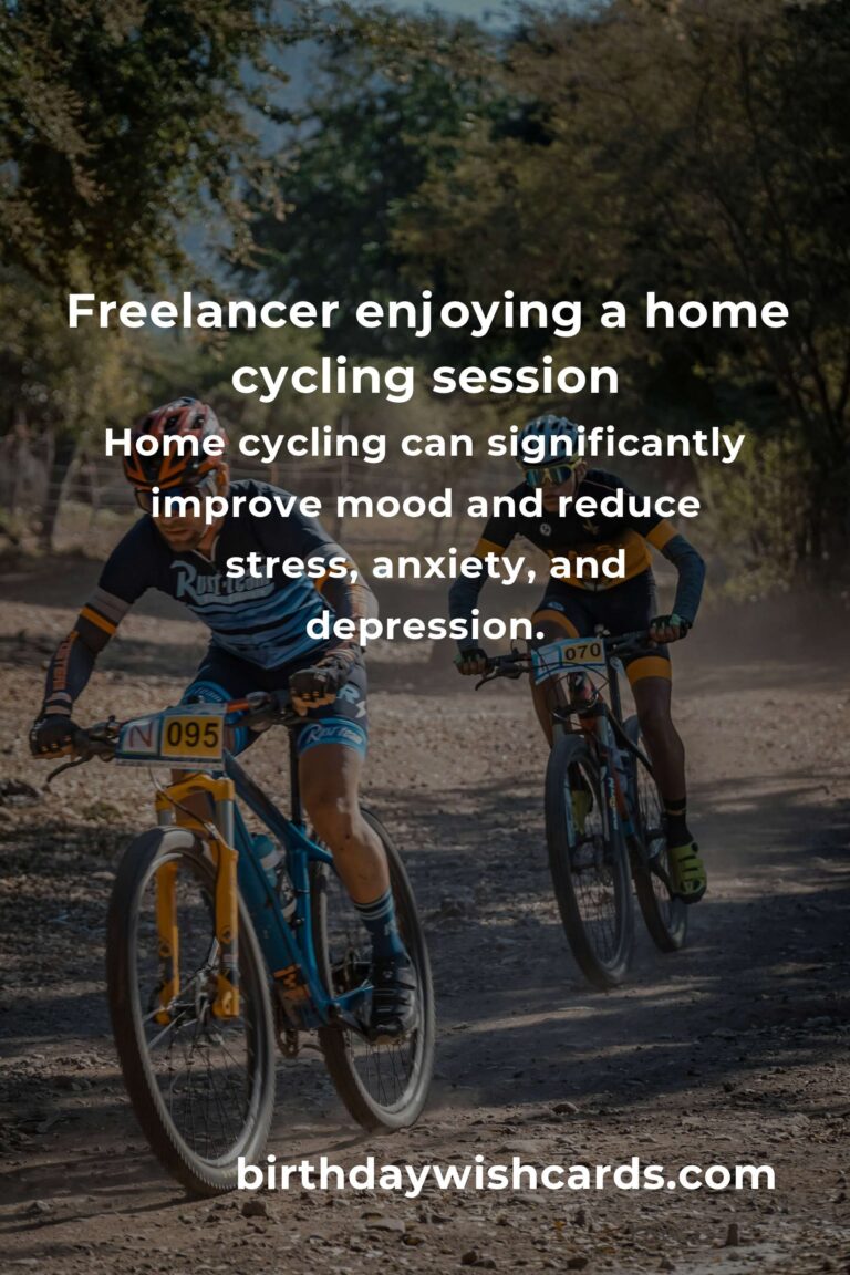 Pedaling Your Way to Productivity: A Freelancer’s Guide to Home Cycling