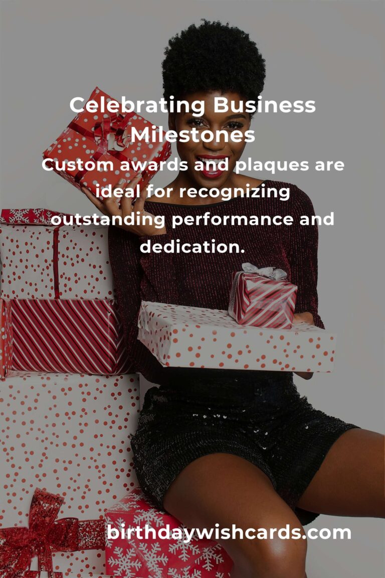 Perfect Business Anniversary Gifts for Beginners: Celebrate Milestones with Style
