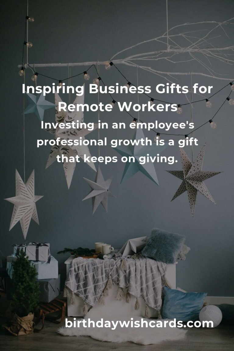 Perfect Business Anniversary Gifts for Remote Workers