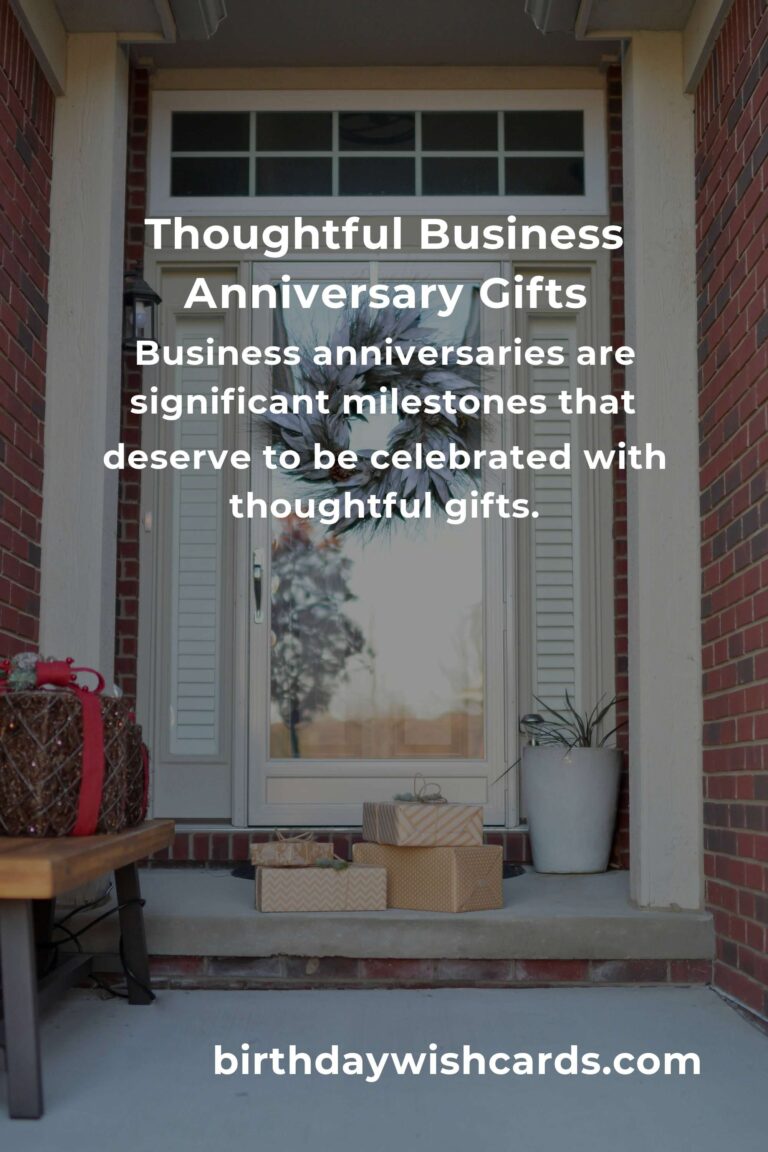 Perfect Business Anniversary Gifts for Young Adults: Celebrate Success