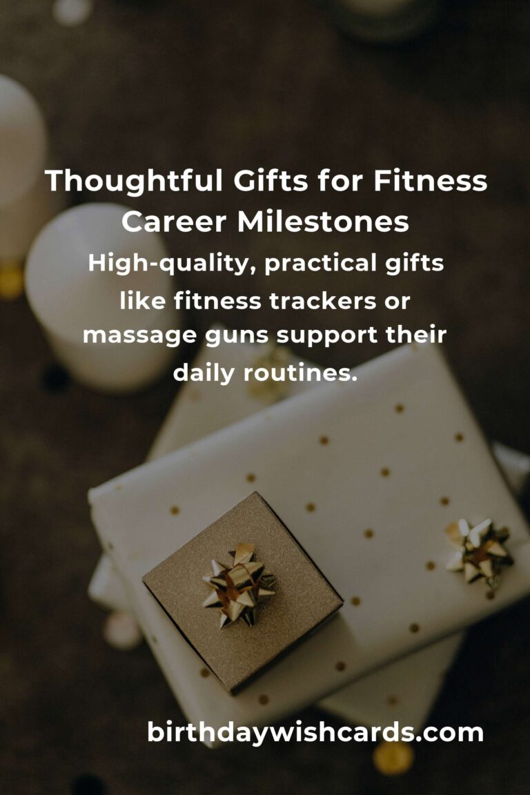 Perfect Career Anniversary Gifts for Fitness Enthusiasts: Celebrate Their Passion and Progress