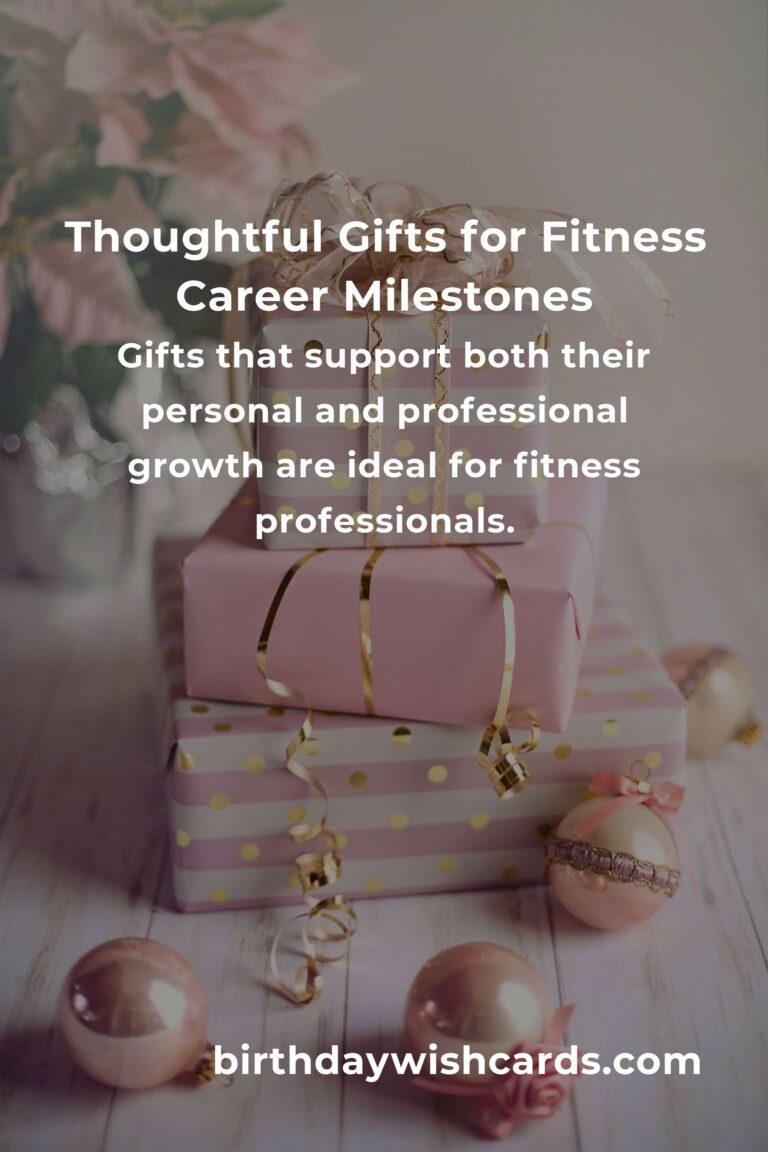 Perfect Career Anniversary Gifts for Fitness Enthusiasts: Celebrate Their Passion and Progress