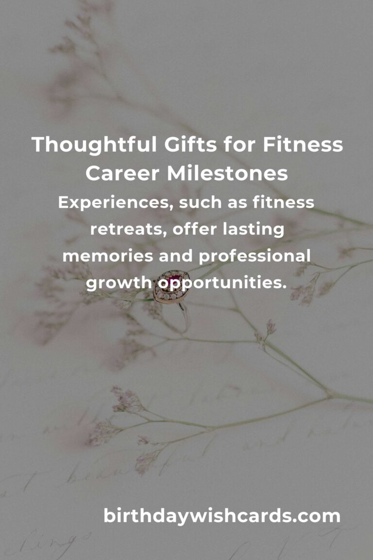 Perfect Career Anniversary Gifts for Fitness Enthusiasts: Celebrate Their Passion and Progress