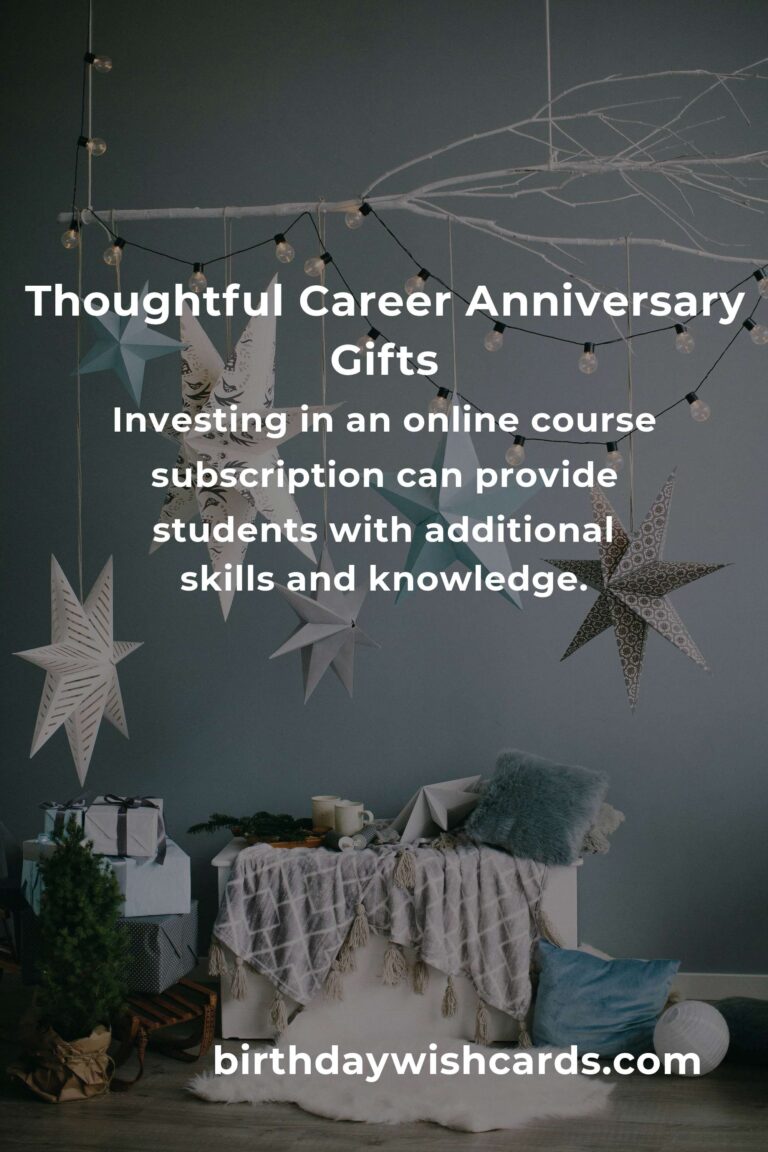 Perfect Career Anniversary Gifts for Students
