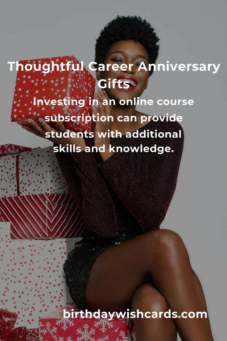 Perfect Career Anniversary Gifts for Students