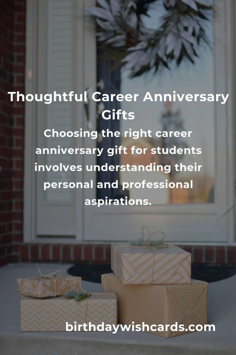 Perfect Career Anniversary Gifts for Students
